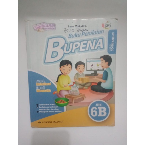 Jual buku penilaian bupena jilid 6B untuk SD kelas 6 kurikulum 2013 ...