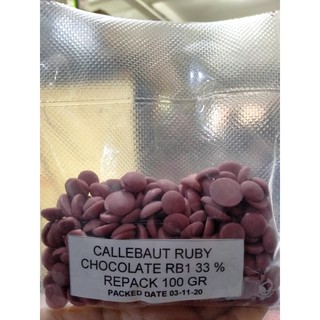 Ruby - chocolat rose, 33,6% de cacao, Callets Couverture