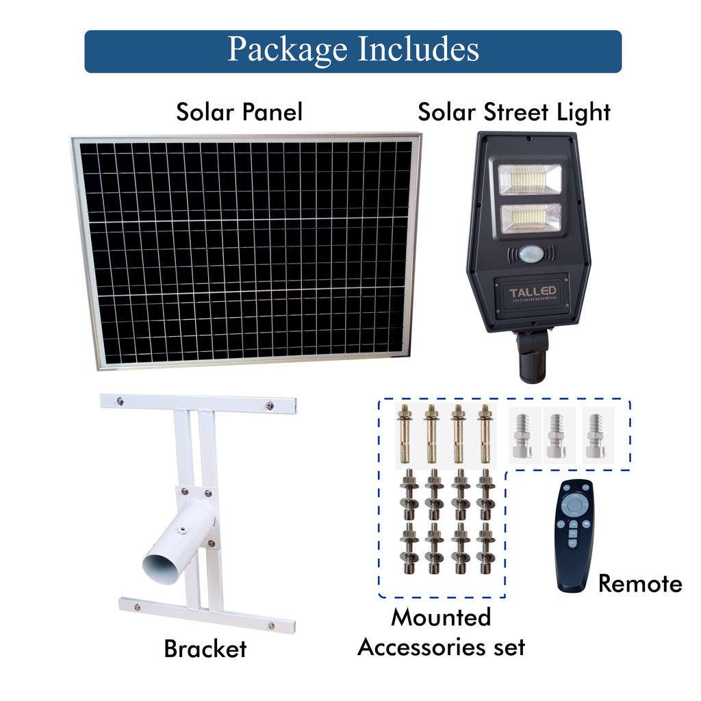 Jual LAMPU JALAN PJU SOLAR CELL TENAGA SURYA TALLED 2 IN 1 LED Samsung ...