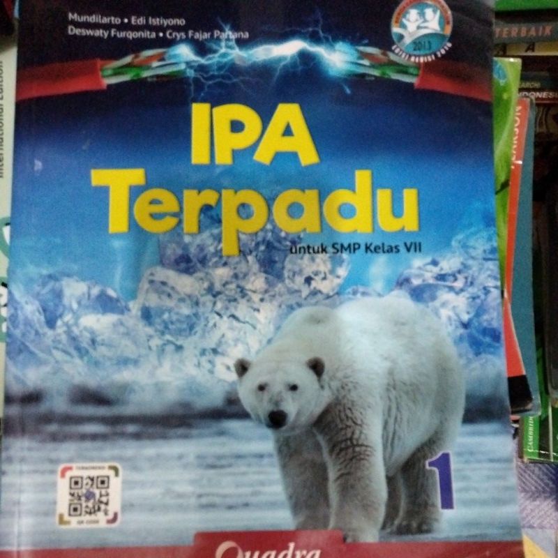 Jual Buku Ipa Terpadu Kelas 7 Vii 1 Smp Revisi Quadra Shopee Indonesia