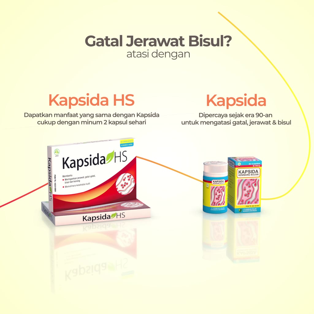 Jual Kembang Bulan - Paket KAPSIDA REGULER 2 Botol dan KAPSIDA HS 2 Box ...