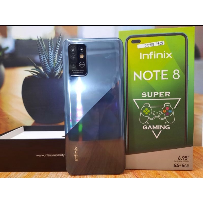 Jual Hp Bekas Infinix Note 8 664 And 6128 Second Fullset Shopee Indonesia