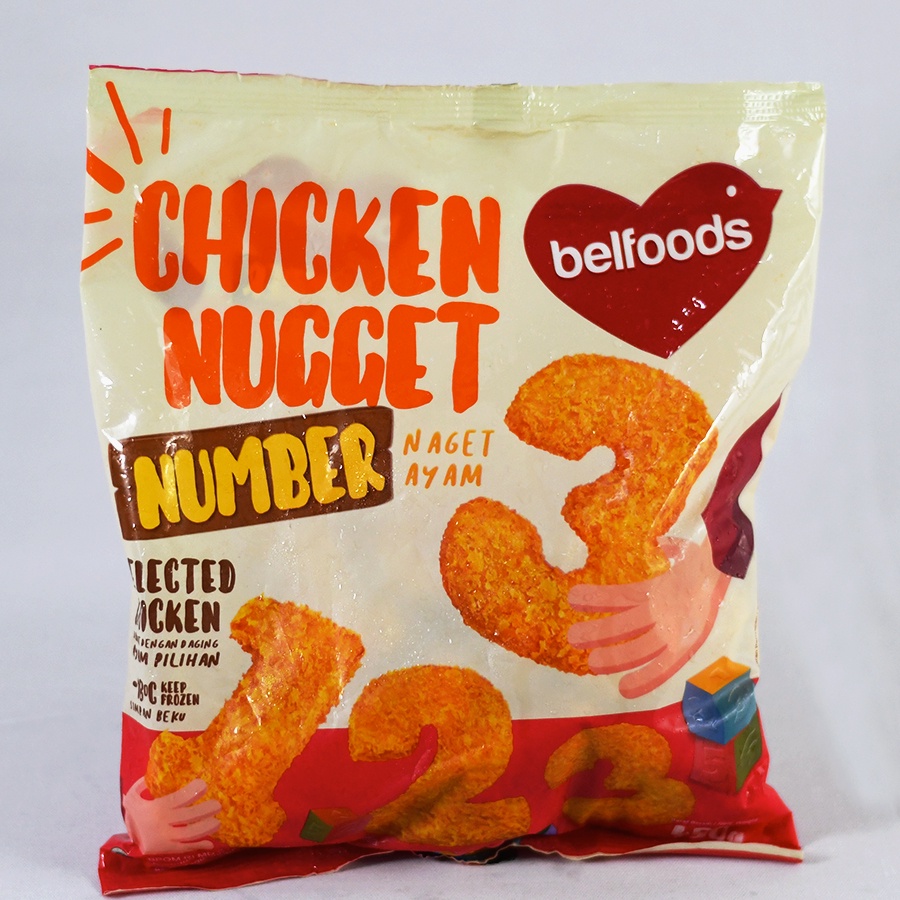 Jual Belfoods Chicken Nugget Number 450 Gr | Shopee Indonesia