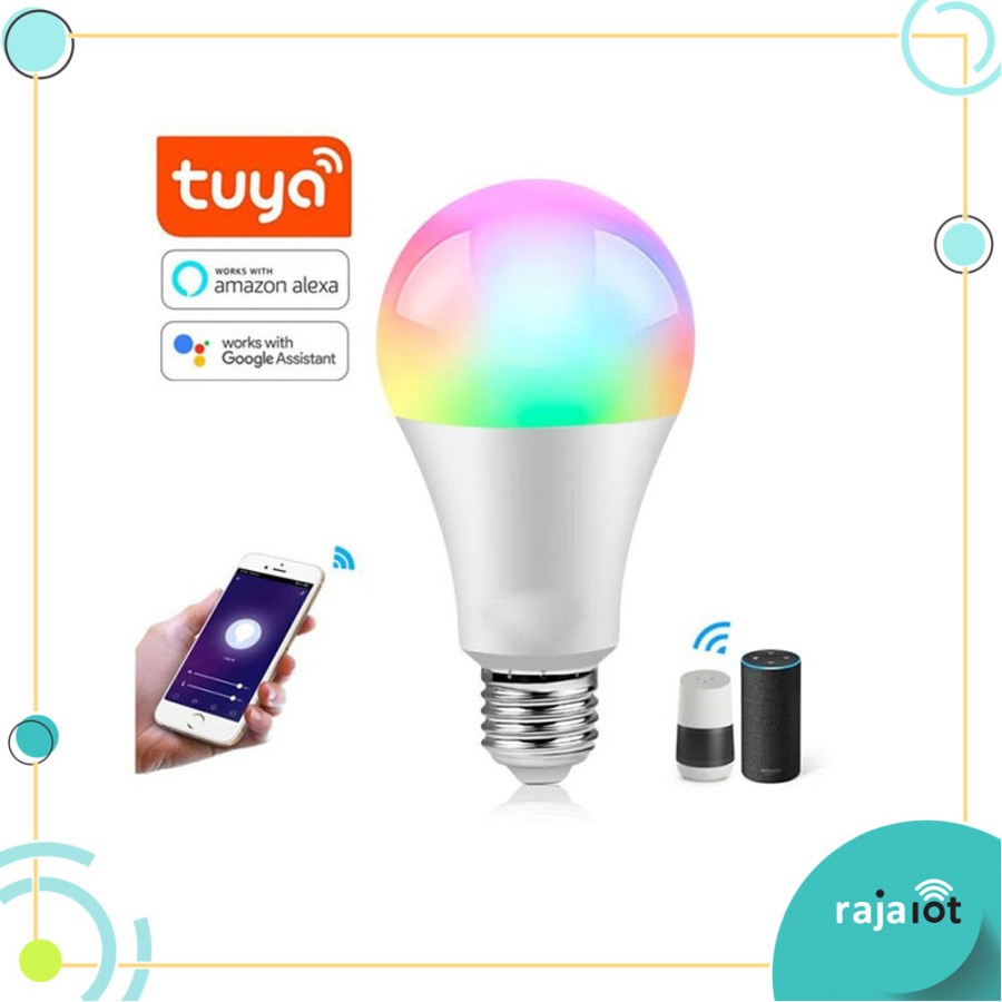 Jual Smart Bulb LED RGB CCT 10 Watt - WiFi Bluetooth Connection ...