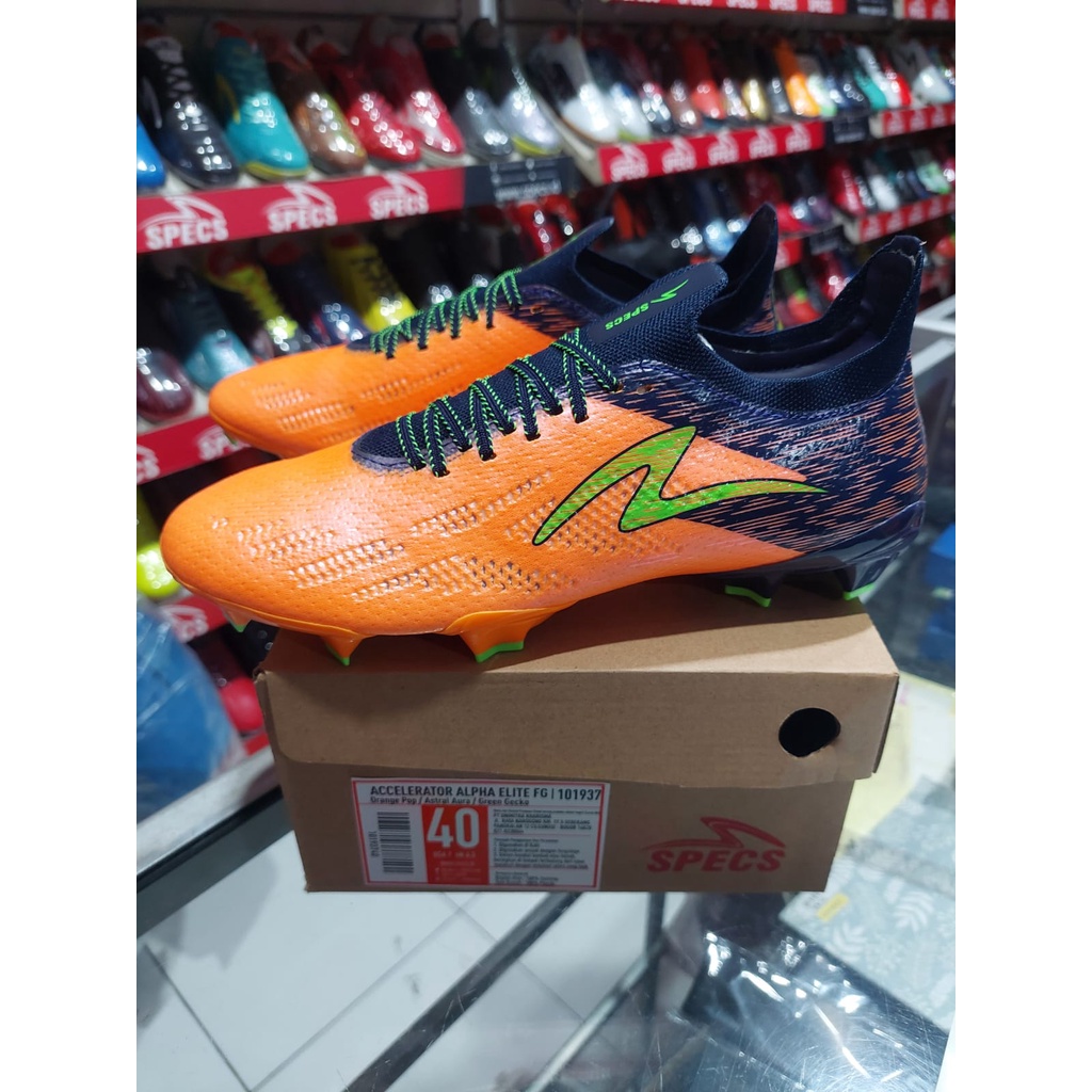 Jual Specs Accelerator Alpha Elite FG Orange Pop/ Astral Aura/ Green ...
