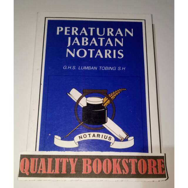 Jual Peraturan Jabatan Notaris By Lumban Tobing | Shopee Indonesia