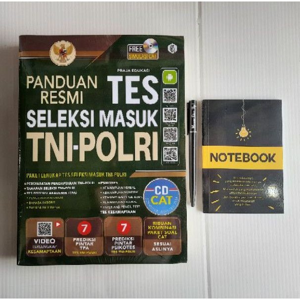 Jual Buku Original Panduan Resmi Tes Seleksi Masuk Tni Polri Terbaru