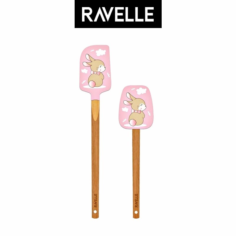 Jual RABBIT SPATULA SET (2pcs) RL-RAB-2 RAVELLE / SOTIL SILICON RAVELLE ...