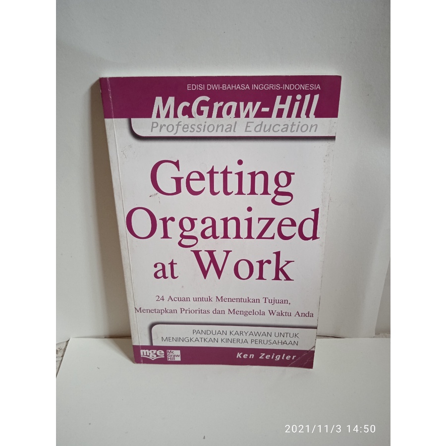 Jual buku getting organized at work | Shopee Indonesia