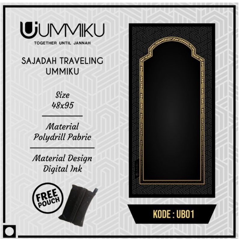 Jual Sajadah Travel Ummiku Free Pouch Sajadah Traveling Lipat