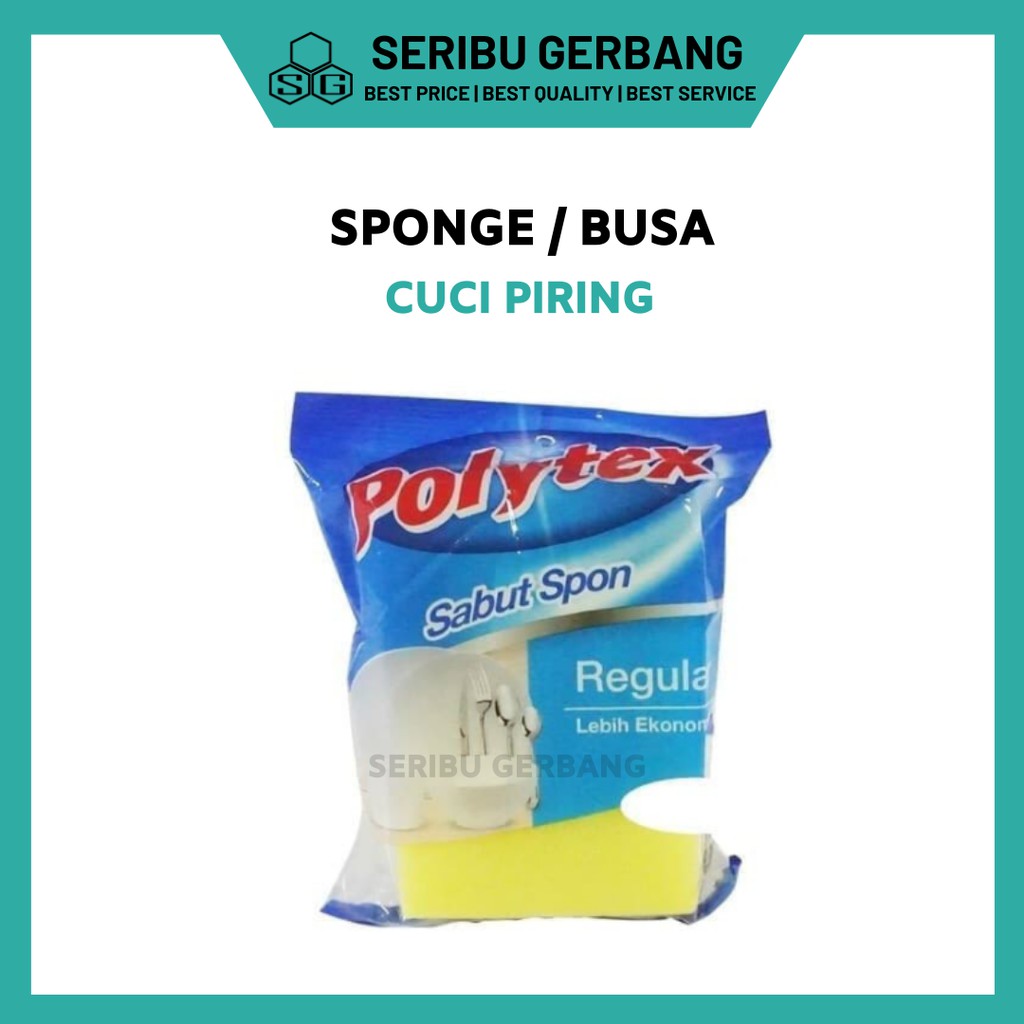 Jual SPONS BUSA SPONGE CUCI PIRING SPON DAPUR MURAH HIJAU KUNING ...