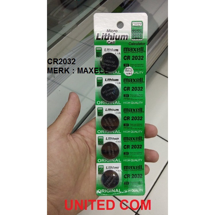 Jual Universal Baterai Battery Batre Cmos Cr2032 2032 Lithium Ion