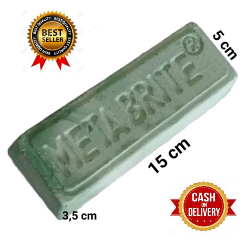 Jual Metabrite 500 gr metal polish compound Batu hijau langsol ...