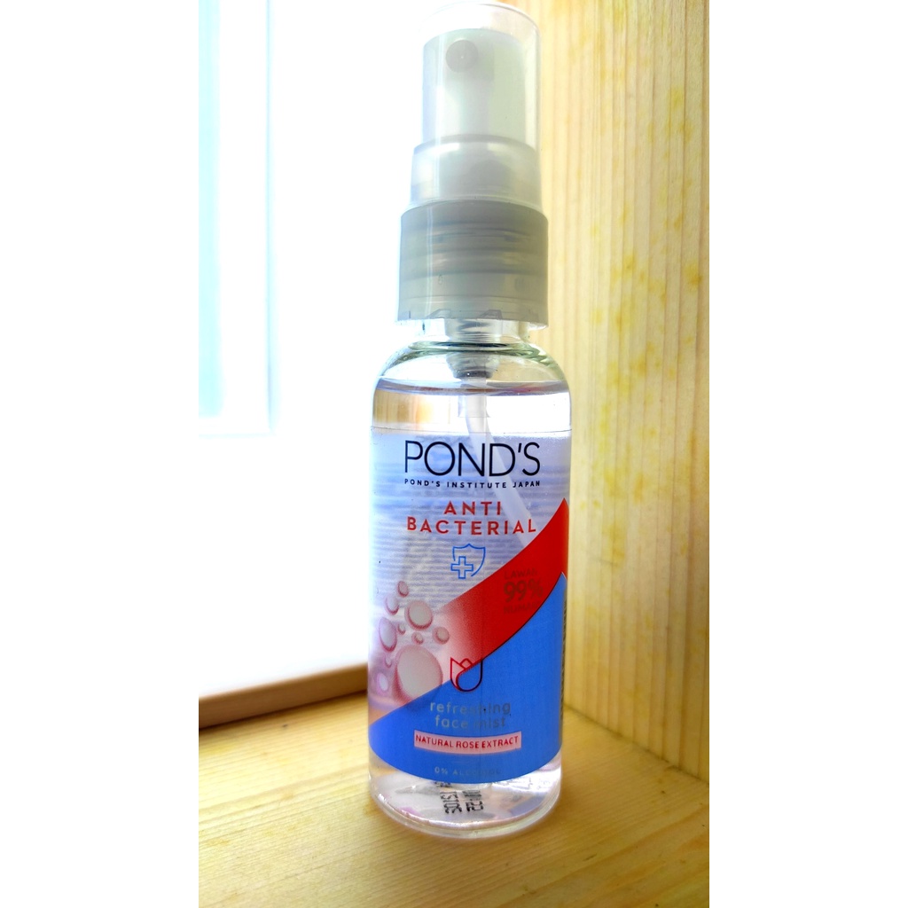 Jual [PRELOVED] Ponds Antibacterial Face Mist Spray Rose Extract 50 mL