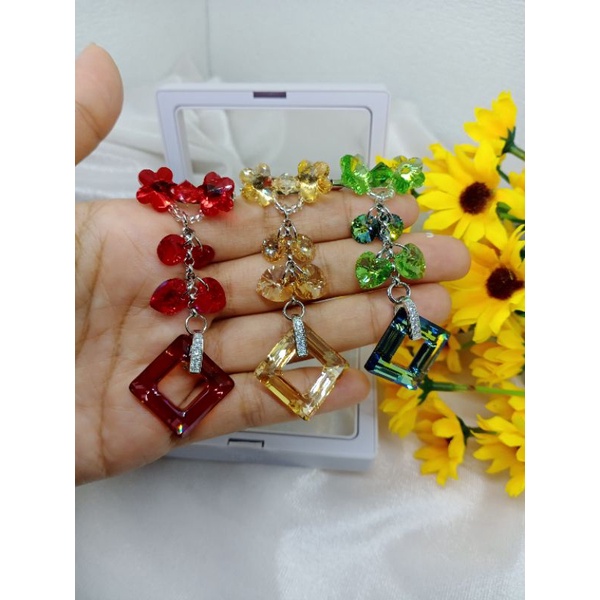 Jual Bros Swarovski Original square ring by WH | Shopee Indonesia