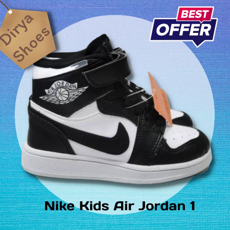 Jual Sepatu Sneakers Anak Nike Air Jordan 1 Kids | Shopee Indonesia