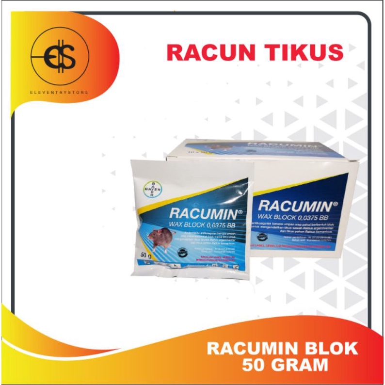 Jual Racumin Wax Block 50 Gram - Racun Tikus - Umpan Tikus | Shopee ...