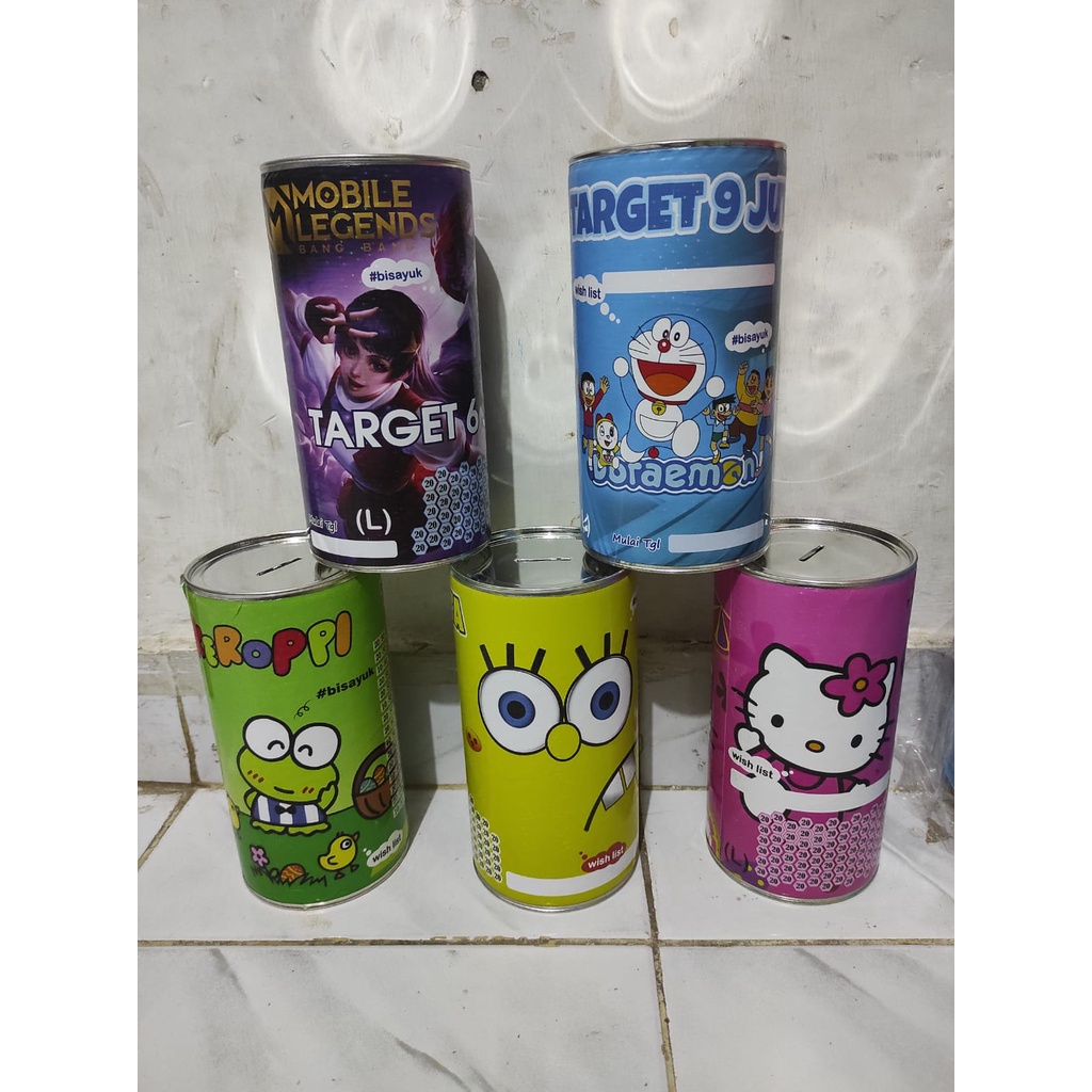 Jual Celengan Karakter Ukuran L / Celengan Unik Karakter / Celengan