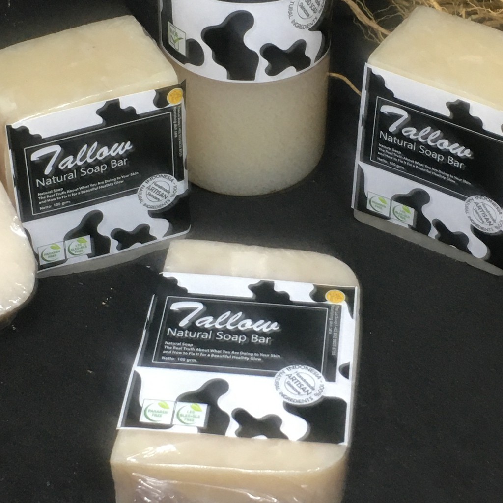 Jual TALLOW SOAP BAR SABUN LEMAK SAPI KULIT KERING | Shopee Indonesia