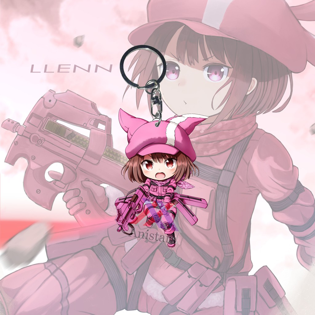 Jual Gantungan Kunci Anime Sword Art Online LLENN Ganci Anime Key Chain Souvenir Keychain Shopee Indonesia