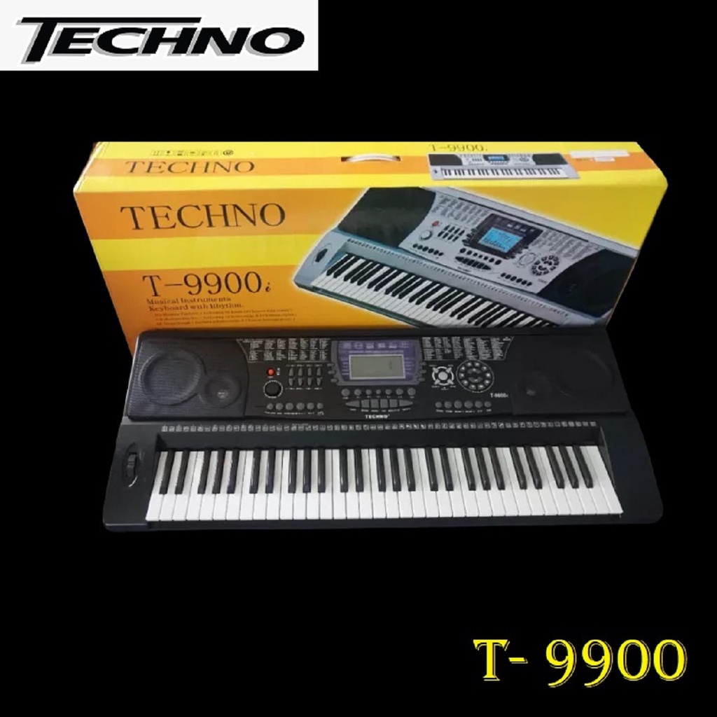 Jual KEYBOARD TECHNO T-9900 PIANO KEYBOARD ORIGINAL | Shopee Indonesia