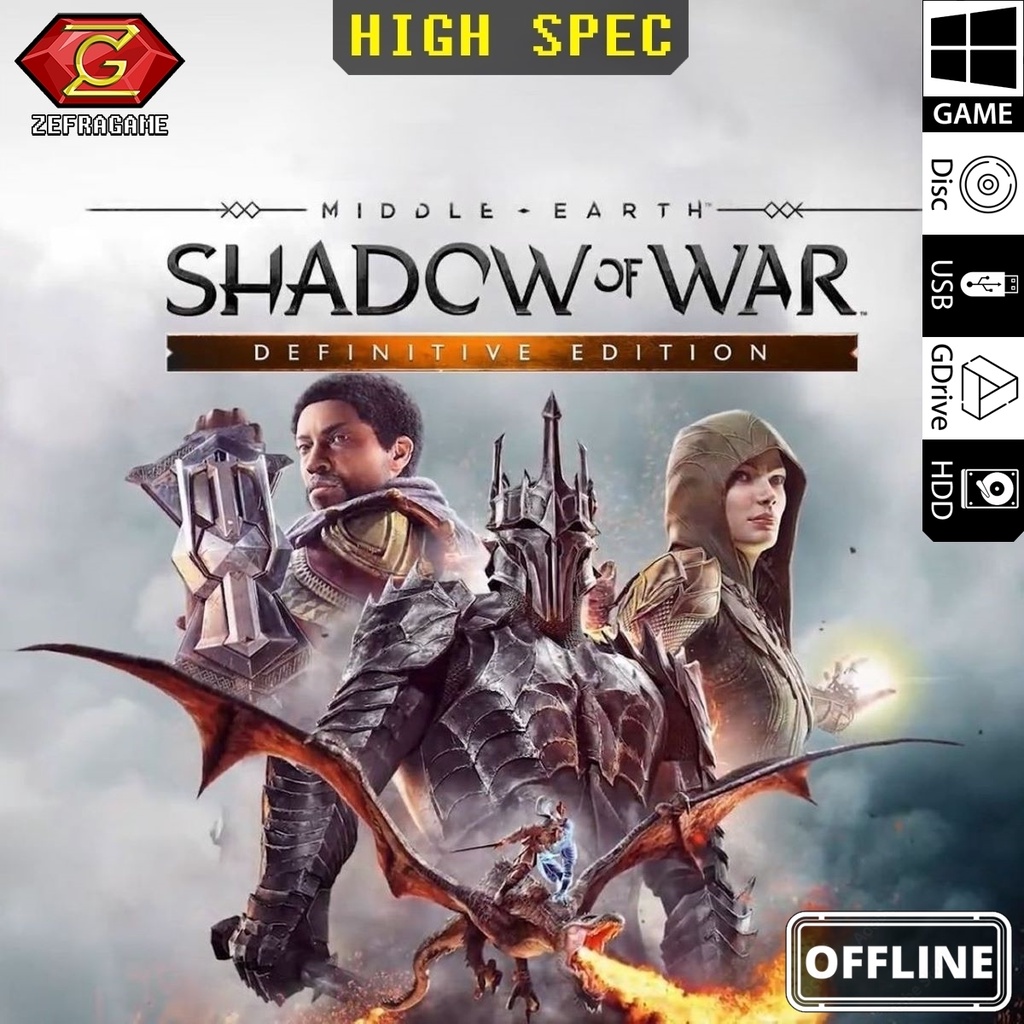 Jual MIDDLE EARTH SHADOW OF WAR Definitive Edition PC Full Version ...