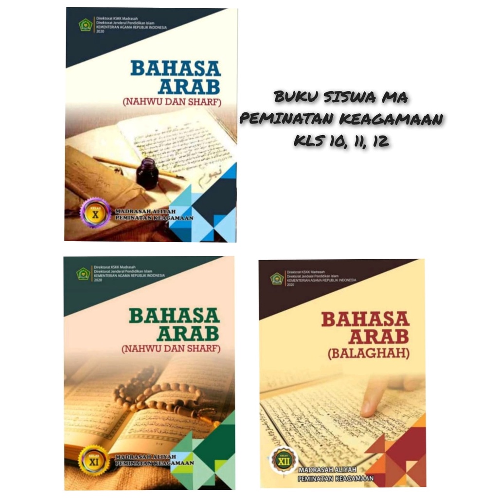 Jual BAHASA ARAB NAHWU MA KELAS 10, 11, 12 BUKU SISWA PEMINATAN ...