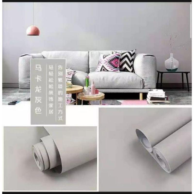 Jual Beli Gratis Terlaris Wallpaper Sticker Dinding Ruang Tamu Murah Berkualitas Polos