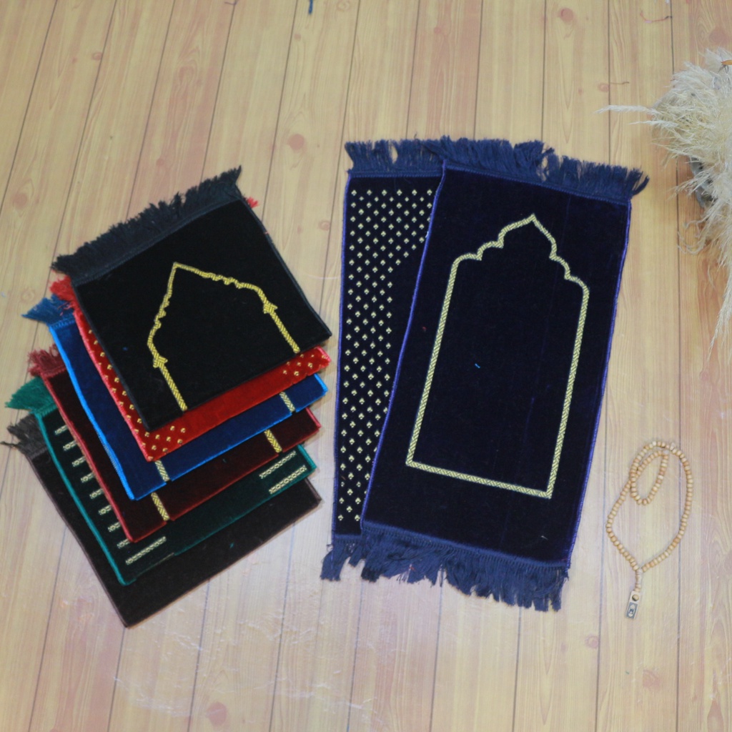 Jual Sajadah Ar Rahman Mini Polos Sajadah Anak Ukuran 35x60 | Shopee ...