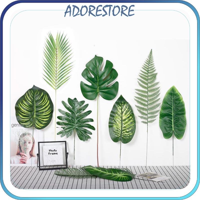 Jual Kb18 Daun Monstera Artificial Per Tangkai Philodendron Daun Plastik Daun Dekorasi 1kg 6321