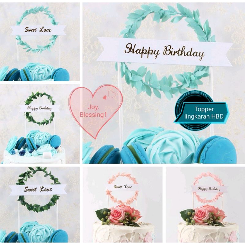 Jual TOPPER BESAR LINGKARAN BENTUK DAUN PER PCS | Shopee Indonesia