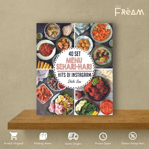 Jual Buku Masak 40 Set Menu Sehari-hari Hits Di Instagram Ala Dhila ...