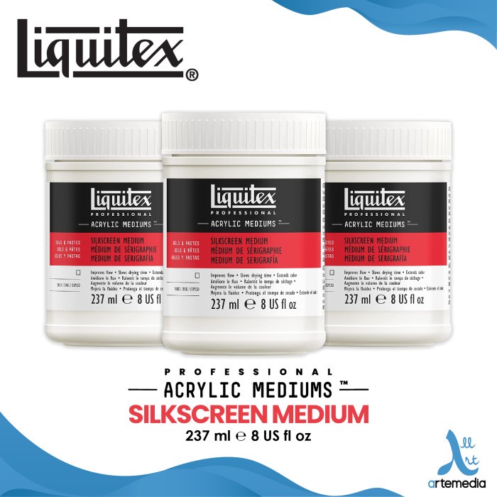 Jual Liquitex Professional Silkscreen Medium 237ml | Acrylic Medium for ...