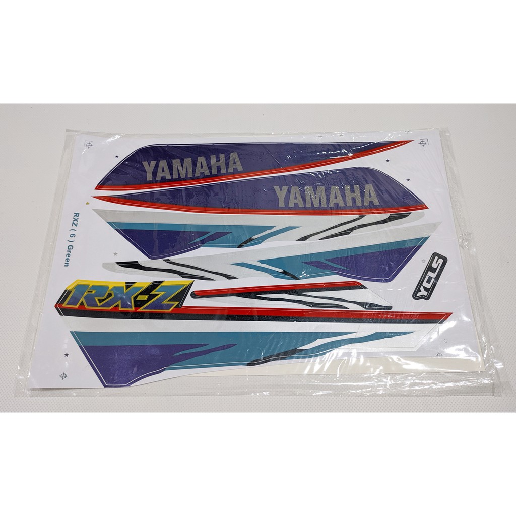 Jual STIKER BODI RXZ LAMA. STRIPING BODY YAMAHA RXZ MILE WARNA HIJAU ...
