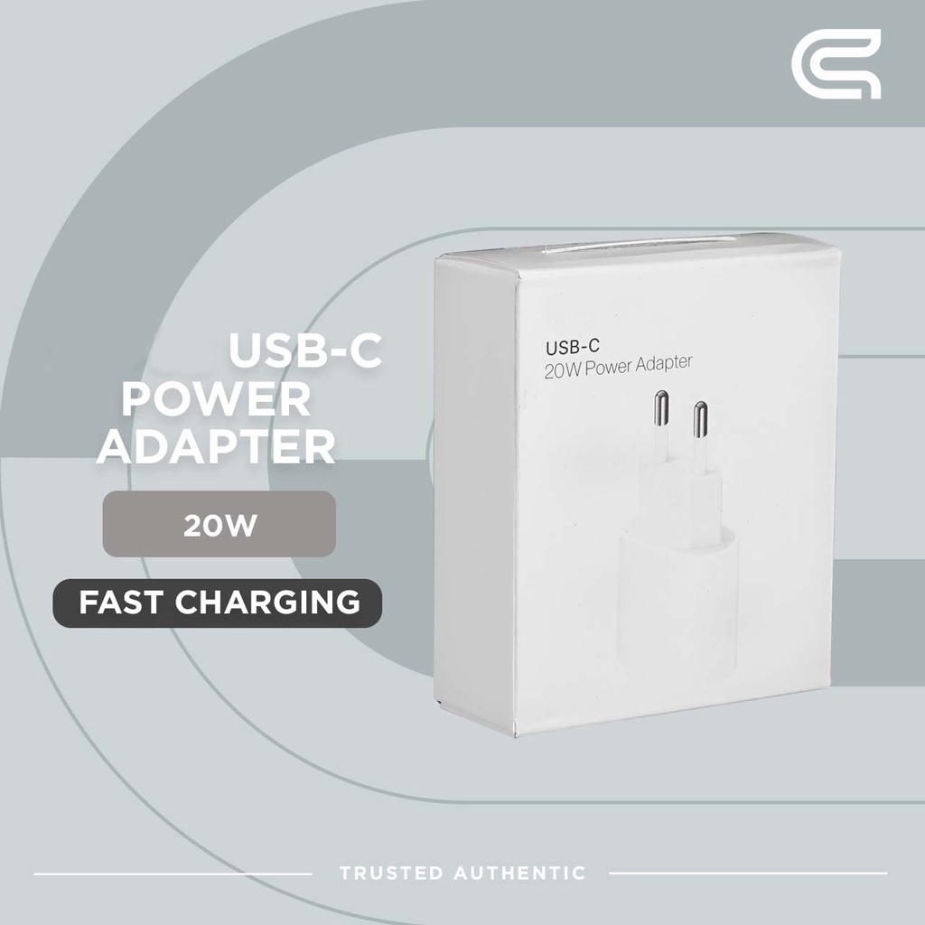 Jual Adapter Fast Charging USB-C Power Adapter 20 Watt | Shopee Indonesia