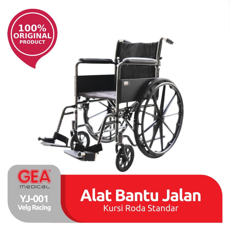 Jual Kursi Roda GEA YJ-001 Velg Racing Steel Wheelchair / Kursiroda ...
