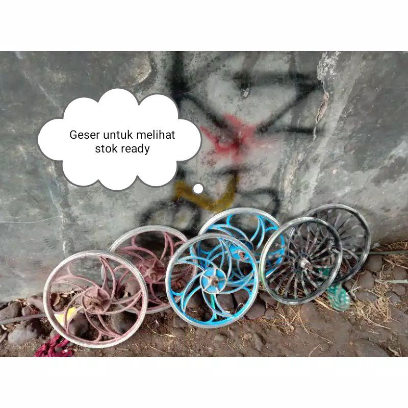 Jual Velg velk wheelset sepeda lipat, Minion, BMX racing Aloy uk20 ...