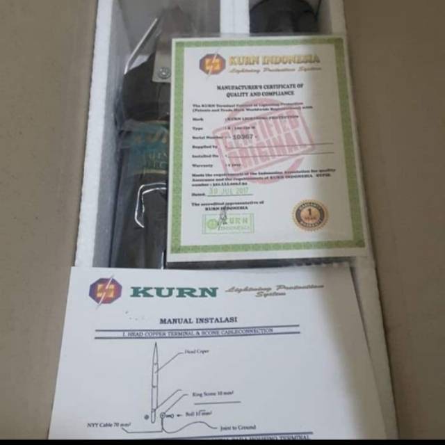 Jual KURN 60-80 ORIGINAL penangkal petir | Shopee Indonesia