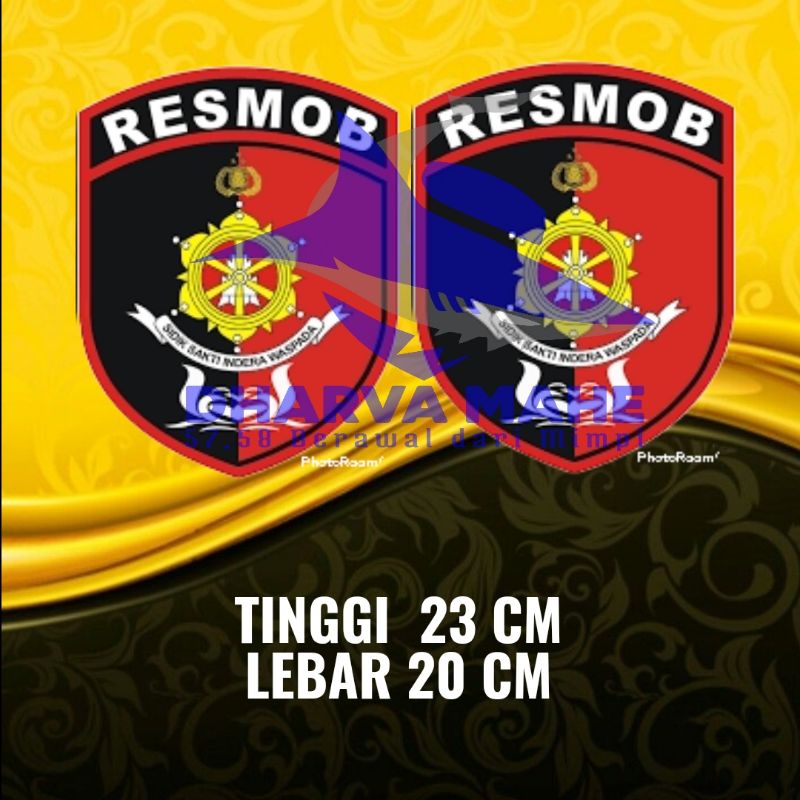 Jual Resmob, Stiker Resmob, Reserse, reskrim, stiker polisi, Stiker ...