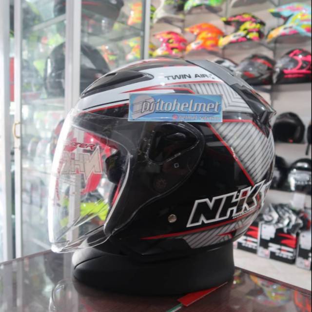 Jual NHK R6 Glow Black White Red | Shopee Indonesia