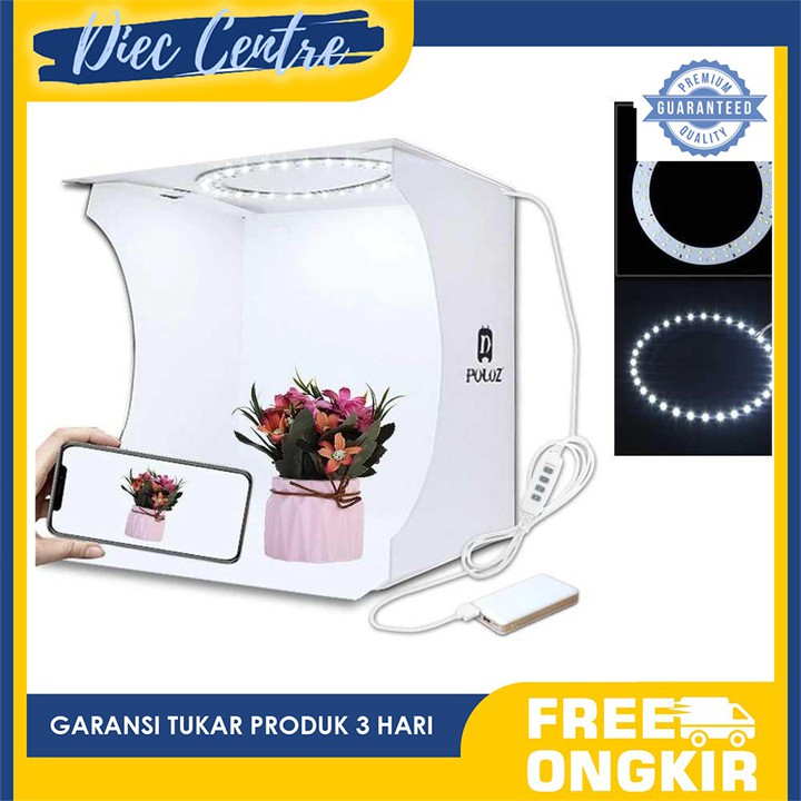 Jual Photo Studio Mini Soft Box Ring Light with 6 Backdrop Paling Murah