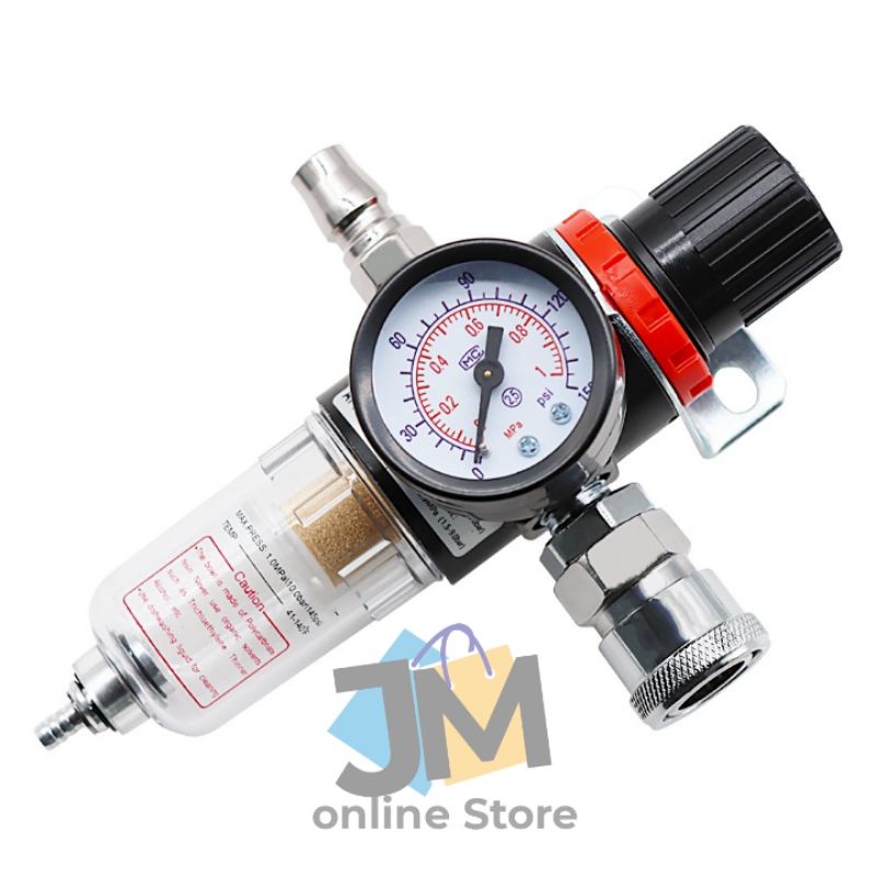 Jual AFR 2000 AIR FILTER Regulator untuk ANGIN with gauge ukuran 1/4