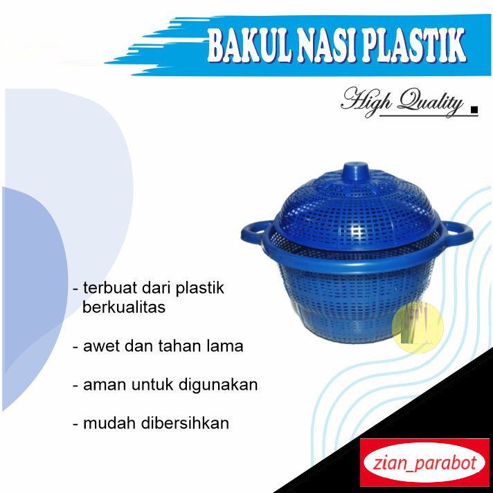 Jual Sangku Nasi + Tutup Wakul Nasi Super Plastik Tempat Makanan ...