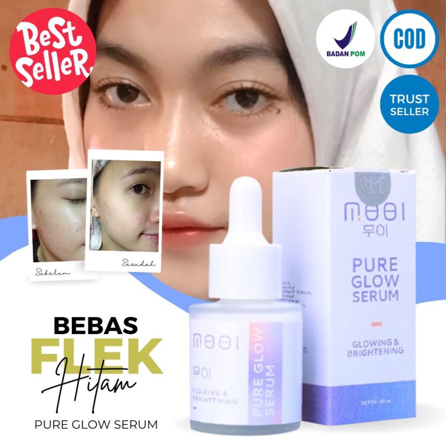 Jual Serum Untuk Flek Hitam Serum Mooi Pure Glow Korea Original Pemutih ...