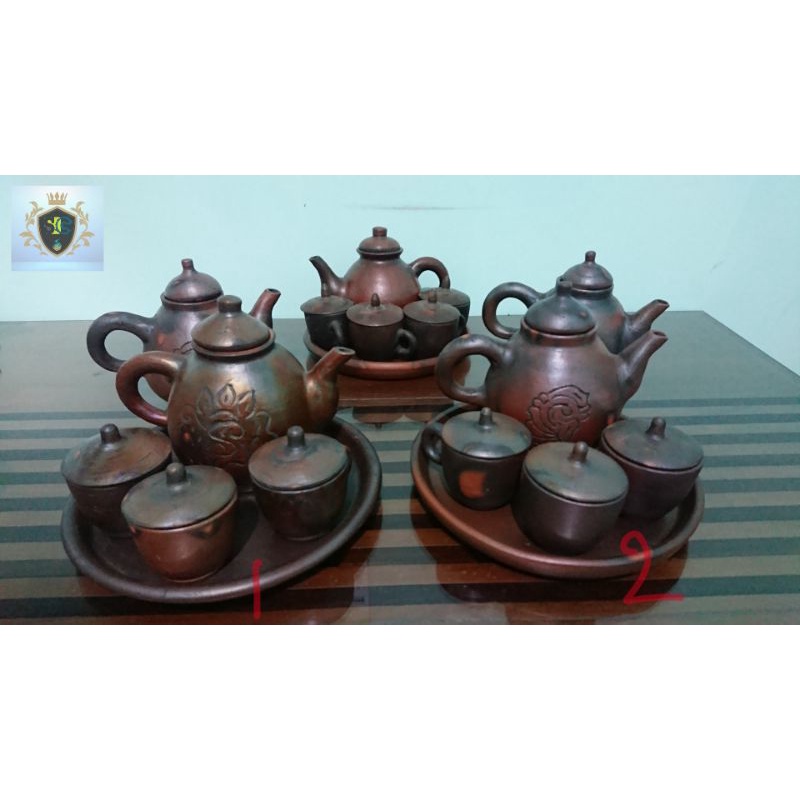 Jual Teko Poci Set Gerabah Tanah Liat Tea Pot Poci Jawa Tradisional Tembikar Klasik Etnik Unik 6094