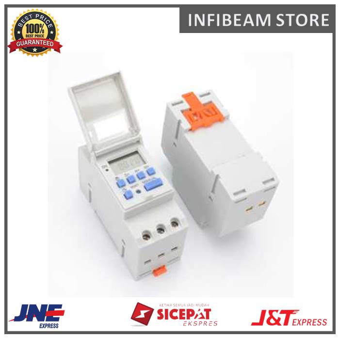 Jual Taffware Timer Programmable Time Switch Relay 16A 220V 2000W ...