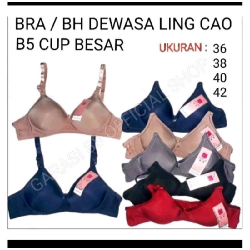 Jual Bra Lingcao A5 Dan B5 Merek Terkenal Bahan Jamin Bagus Shopee