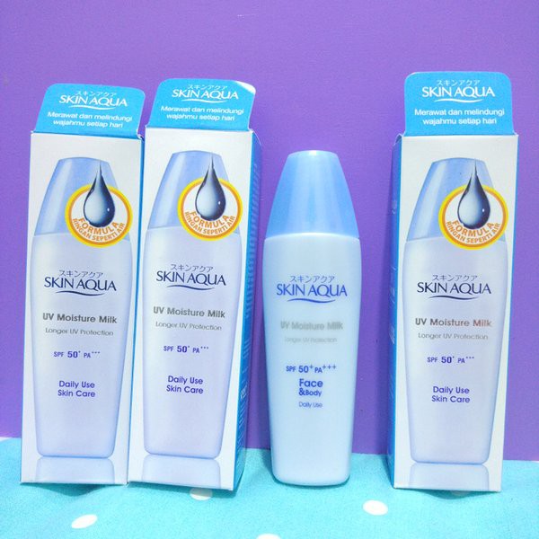 Jual skin qua spf 50 uv moisture milk 40ml | Shopee Indonesia