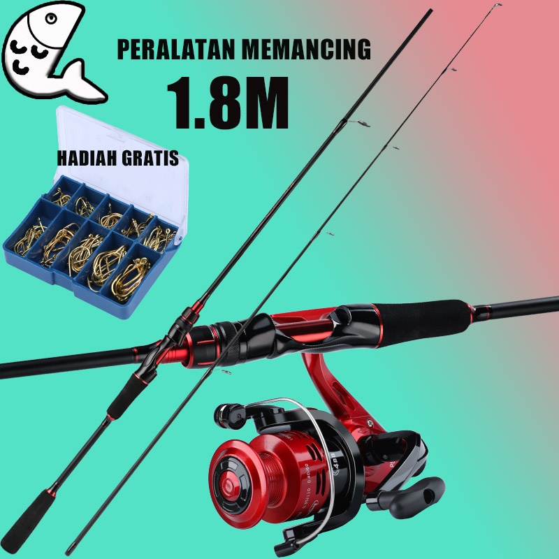 Jual Sougayilang Joran Pancing Set Pancing 1 Set Murah Pancing 1.8M / 2 ...