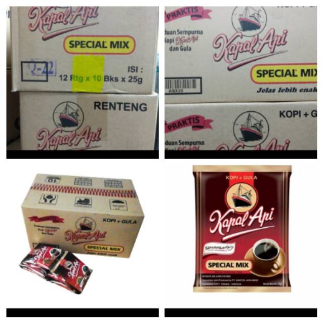 Jual Kapal Api Special Mix 1 Dus isi 120 bks × 25 gr (12 renceng ...